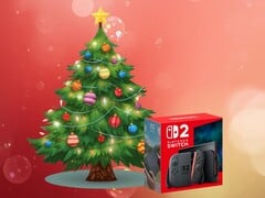 La bannière des ventes de la Switch 2 pour les fêtes de fin d'année est affichée (Image source : Nintendo of America)