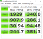 HP EliteBook 840 G5 - CrystalDiskMark 3.