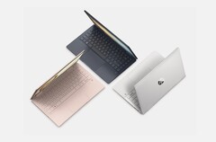 Le nouveau Pavilion x360 14 est disponible en trois couleurs, illustré. (Image source : HP)