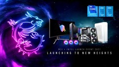 L&#039;événement MSI X Intel présentera le meilleur de MSI et d&#039;Intel Rocket Lake. (Image Source : MSI)