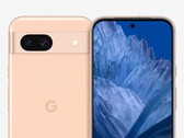 Le Pixel 8a avec son fond d'écran Hematite. (Source de l'image : @OnLeaks &amp; SmartPrix - édité)