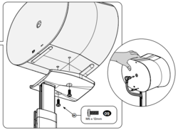 Vis M5 pour connecter les supports Sonos