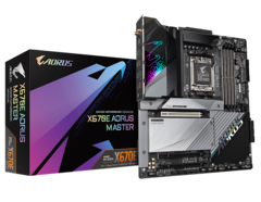 GIGABYTE X670E AORUS MASTER pour les CPU Ryzen 7000. (Source : GIGABYTE)