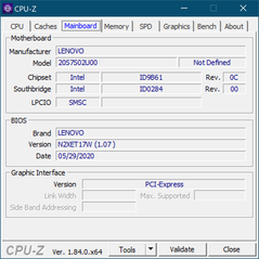 CPU-Z carte-mère.