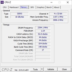 Mémoire CPU-Z