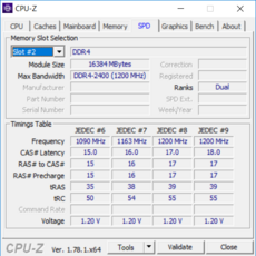 CPU-Z : SPD.