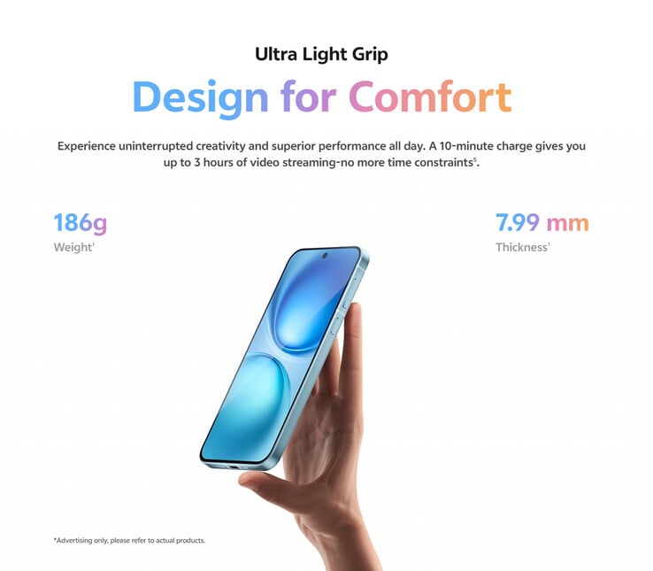Design du Vivo X200 FE (Image source : Vivo)