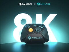 Le GameSir G7 Pro 8K Aimlabs Edition est équipé de sticks TMR de nouvelle génération. (Source de l'image : GameSir)