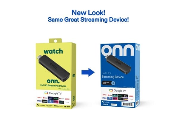 Le Onn Full HD sorti en 2023 est également livré dans une nouvelle boîte de vente au détail. (Source de l'image : Walmart)