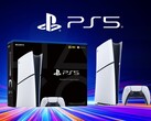 Bannière avec la console PS5 Slim Digital (Image source : Sony PlayStation avec modifications)