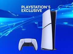 Bannière annonçant une exclusivité PlayStation, présentée avec la console PS5