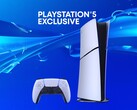 Bannière annonçant une exclusivité PlayStation, présentée avec la console PS5