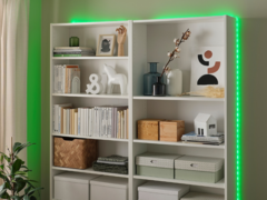 La bande LED intelligente ORMANÄS d'IKEA peut être graduée avec différentes options de couleur. (Source de l'image : IKEA)