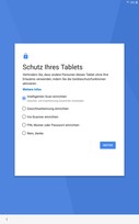 Options de sécurité de la Tab S4.