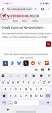 Gboard en mode portrait