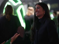 Une capture d'écran de la PDG de Xbox, Asha Sharma, lors d'une interview accordée à BBC News