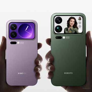 Les deux coloris du 17 Pro présentés par Xiaomi (Image source : Xiaomi)