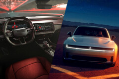 La nouvelle Dodge Charger EV va à l'encontre des tendances récentes en matière de véhicules électriques avec son intérieur maximaliste et son côté ludique. (Source de l'image : Dodge - édité)