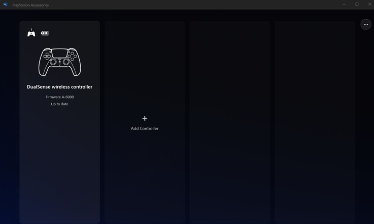 Le RH-5189 s'enregistre sans problème avec l'application Windows « Accessoires PlayStation » de Sony.