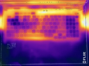 Test de résistance aux températures de surface (en haut)