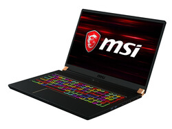 En test : le MSI GS75 Stealth 9SG. Modèle de test aimablement fourni par MSI Allemagne.