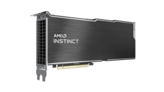 Accélérateur AMD Instinct MI100 HPC. (Source de l&#039;image : AMD)