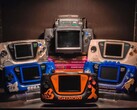 Une collection d'engins de jeu SEGA illustrée