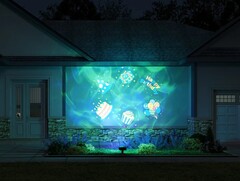 Le projecteur de décoration extérieure de Govee (photo) sera lancé en septembre. (Source : Govee)