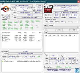 HP EliteBook 735 G6 - HWiNFO.