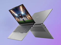 Le nouvel IdeaPad Pro 5i peut être équipé d'un Core Ultra X9 388H. Photo : une photo promotionnelle montrant le design fin de l'ordinateur portable. (Source de l'image : Lenovo - édité)