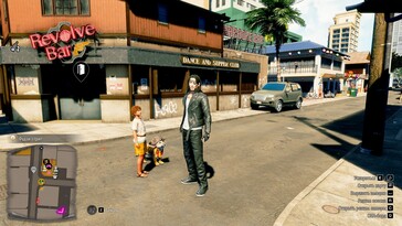 Sur la photo : Une capture d'écran de gameplay de Like a Dragon : Pirate Yakuza à Hawaï.