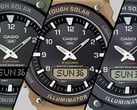 De gauche à droite (photo), les modèles Casio AQS820W-3BV, AQS820W-5AV et AQS820W-1AV. (Source de l'image : Casio)