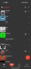 Capture d'écran des applications disponibles dans la nouvelle application Pebble. (Source de l'image : Eric Migicovsky via X.com)