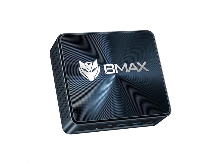 Le mini PC Bmax MaxMini B12 Power arbore un boîtier bleu.