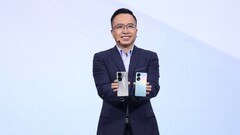 Zhao Ming présente les derniers appareils photo de Honor. (Source : Honor)