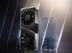 Le NVIDIA GeForce RTX 3070 est équipé d'un GPU GA104-300. (Source de l'image : NVIDIA)