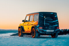 La Mercedes-Benz Classe G électrique a déjà été testée par temps froid et devrait être commercialisée à la fin du mois d&#039;avril 2024. (Source de l&#039;image : Mercedes-Benz)