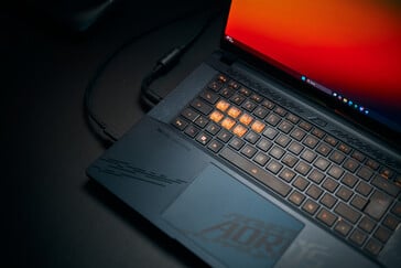 Touches WASD surlignées