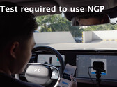 Test requis pour utiliser le pilote guidé par la navigation (image : XPeng/YouTube)