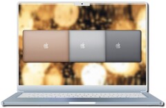 Mark Gurman spécule que le MacBook Air de 2022 Apple sera proposé dans un choix de quatre couleurs. (Image source : @ld_vova/Apple/Unsplash - édité)