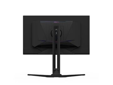L'Aorus FO27QP dispose d'un éclairage RGB à l'arrière. (Source de l'image : Gigabyte)