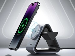 Le chargeur Anker 737 MagGo (3-in-1 Station) peut charger trois appareils Apple simultanément. (Source de l'image : Anker)