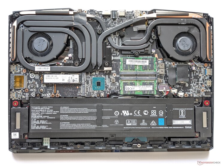 MSI GE76 Raider 11UH - Options de maintenance