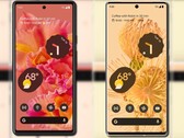 Les Pixel 6 et Pixel 6 Pro en Kinda Coral et Sorta Sunny, respectivement. (Image source : @evleaks - édité)