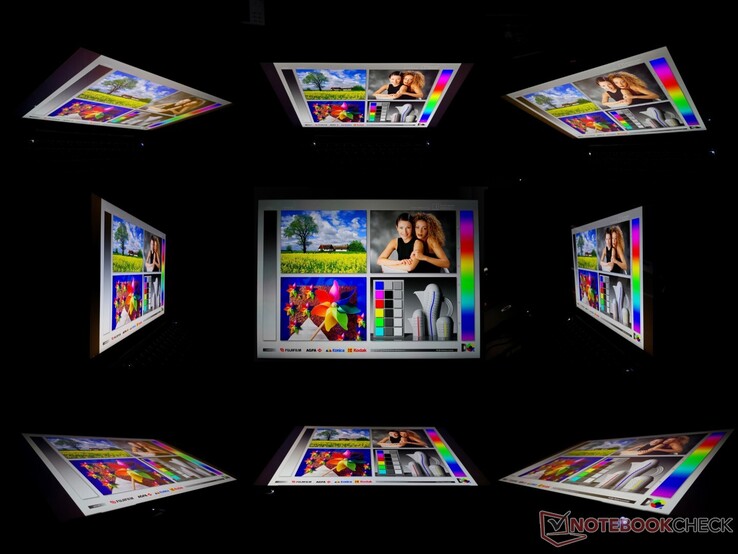 Angles de vision larges IPS. Les couleurs et le contraste ne se dégradent que si l'on regarde sous des angles extrêmes