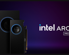 Un rendu d'Intel de ses GPU pour stations de travail ARC PRO