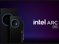 Un rendu d'Intel de ses GPU pour stations de travail ARC PRO