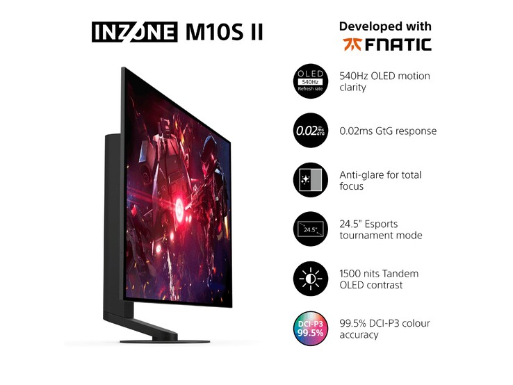 Points forts du moniteur de jeu Inzone M10S II