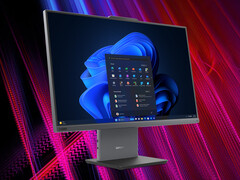 Le ThinkCentre neo 55a Gen 6 AIO est proposé à partir de 549 $. Photo : une image promotionnelle de l&#039;ordinateur. (Source de l&#039;image : Lenovo - édité)
