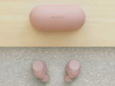 Les écouteurs WF-C710N de Sony en rose (Source de l'image : Sony)